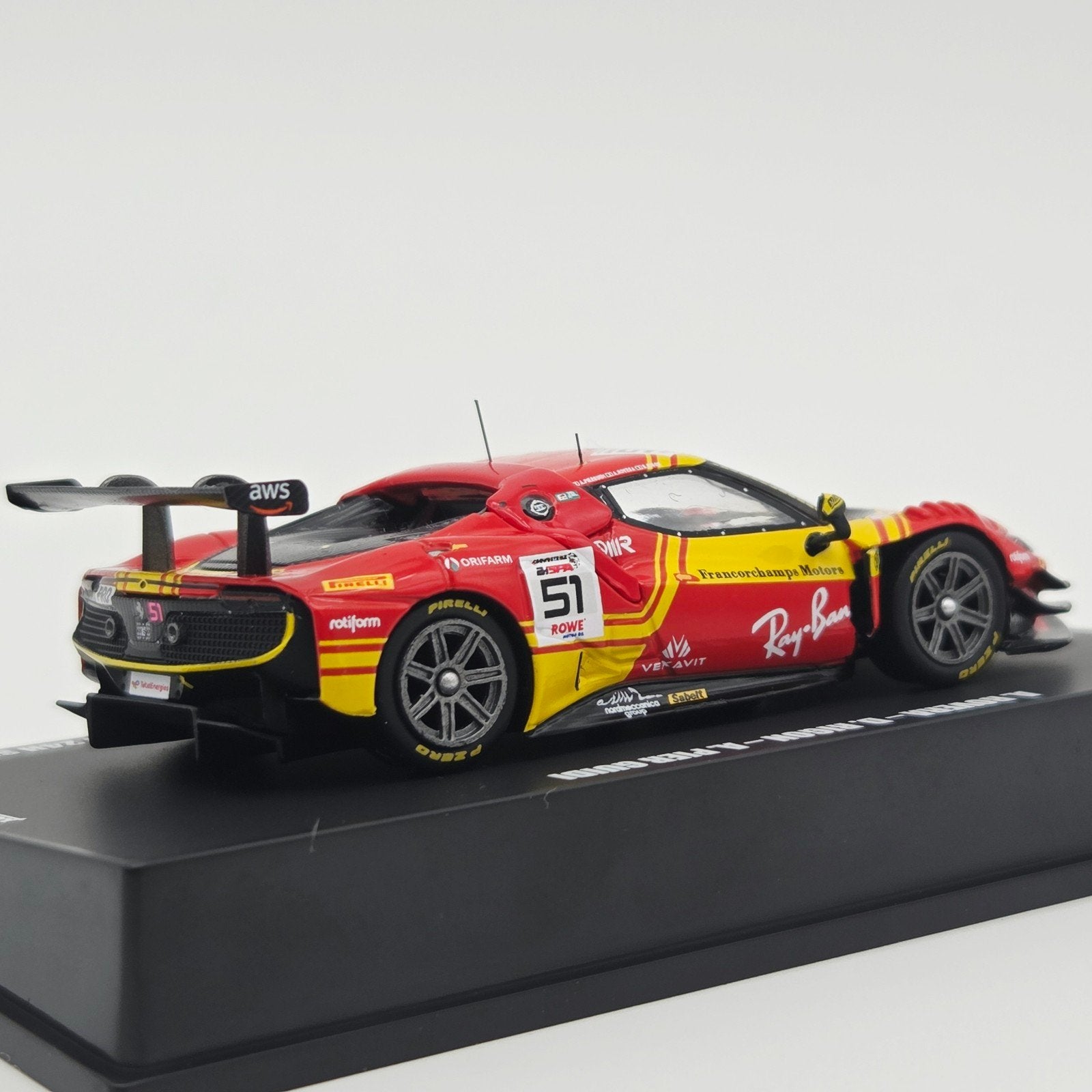 Look Smart 2024 Ferrari 296 GT3 #51 A.Rovera/D.Rigon/A.Pier, Mymodelcar@outlook.com, Auto, Ophalen of Verzenden, Look Smart