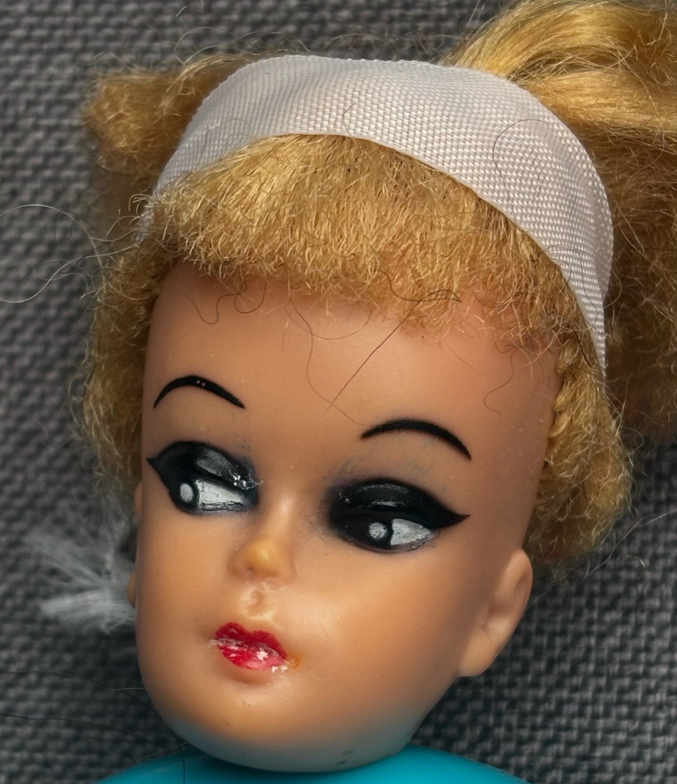 5 Barbie hoofden 1xVintage Fashion Queen #870, Ophalen of Verzenden, Barbie