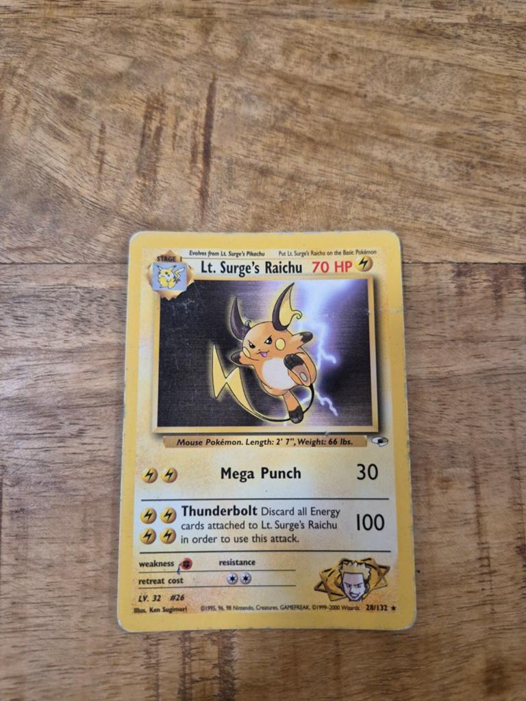 Lt. Surge's Raichu, Ophalen