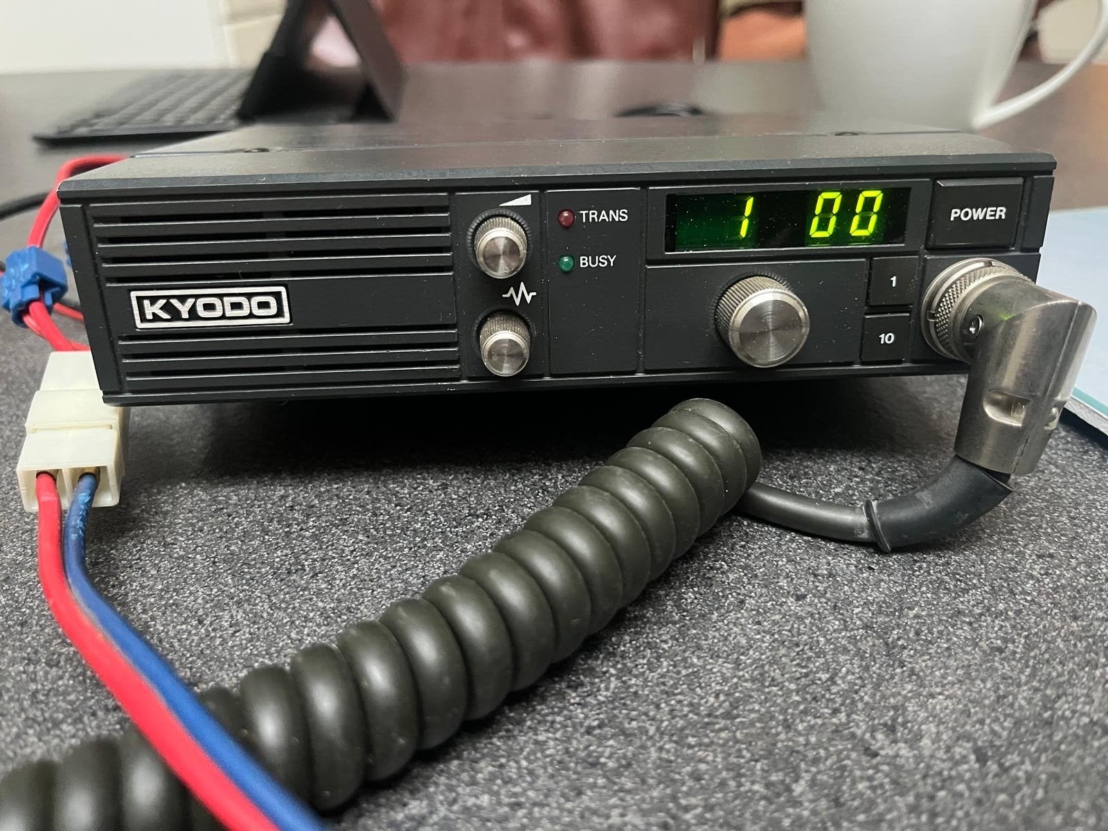 Kyodo KG 105-16B 10KW Mobilofoons met Monaco PS-600 Voeding, Ophalen of Verzenden, Gebruikt