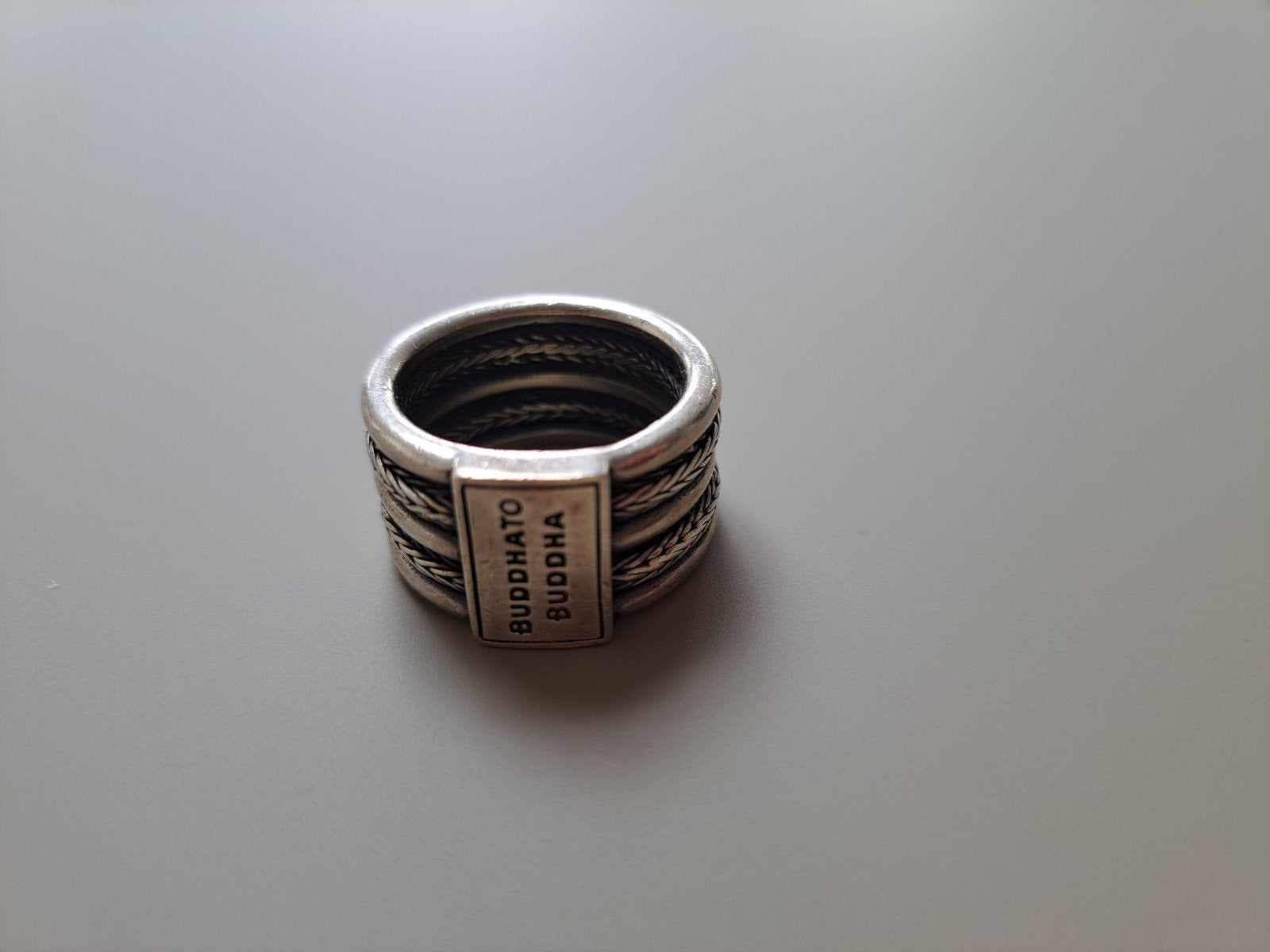 Buddha to Buddha ring maat 20, Gebruikt, 20 of groter, Ophalen of Verzenden, Dame of Heer