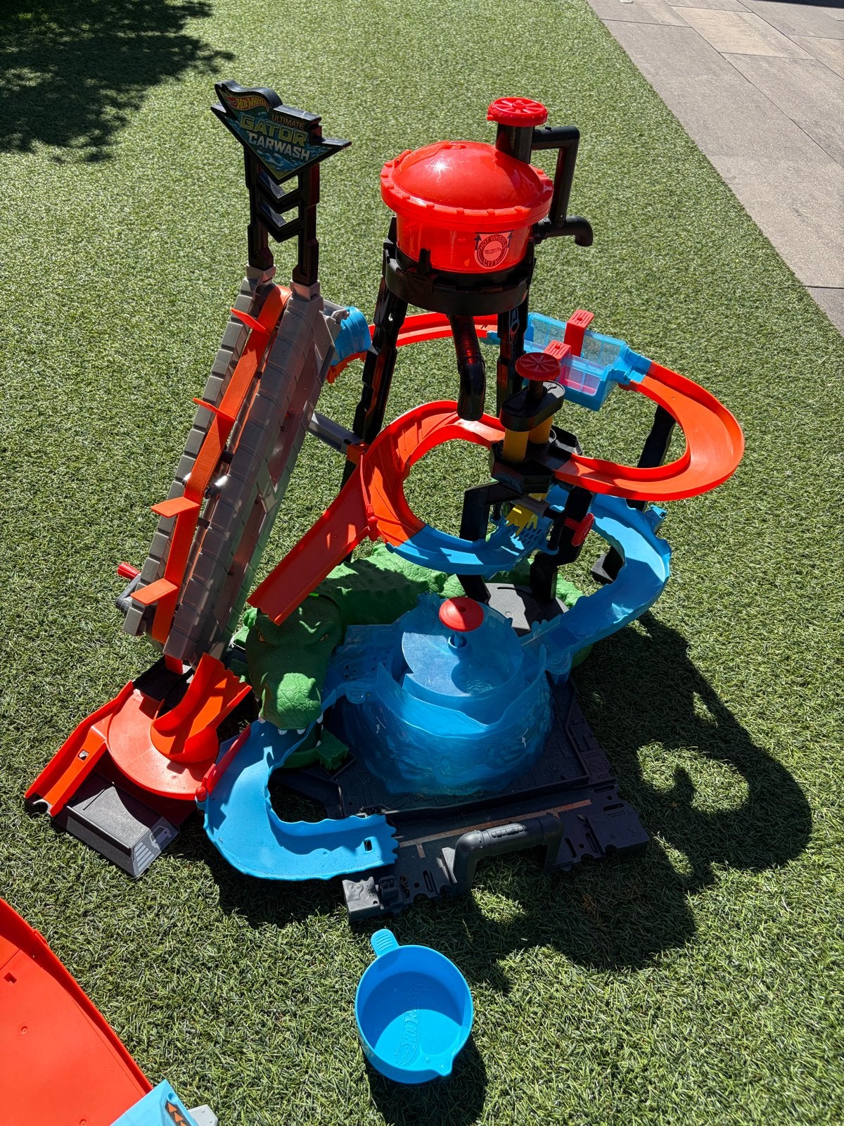 Hot Wheels Ultimate Gator Carwash Racebaan, Ophalen, Racebaan, Gebruikt, Hot Wheels