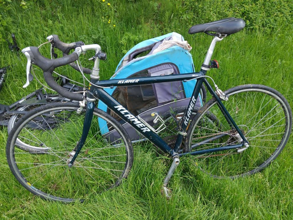 Race fiets klamer, 28 inch, Gebruikt, Aluminium, 49 tot 53 cm