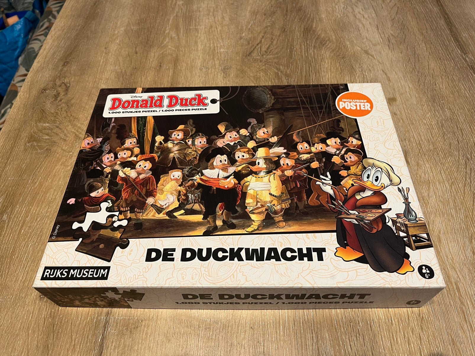Duckwacht puzzel limited edition, Hobby en Vrije tijd, Denksport en Puzzels, Ophalen, 500 t/m 1500 stukjes, Gebruikt, Legpuzzel