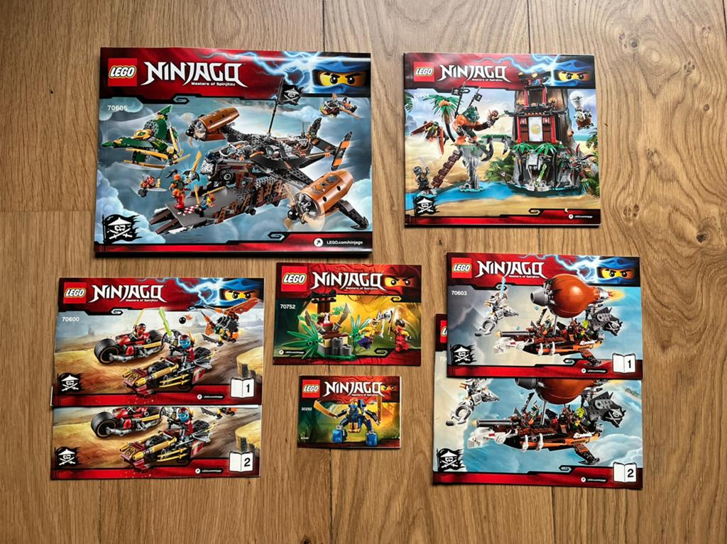 Diverse instructies voor Lego Ninjago, Ophalen of Verzenden, Gebruikt, Overige typen, Ninjago