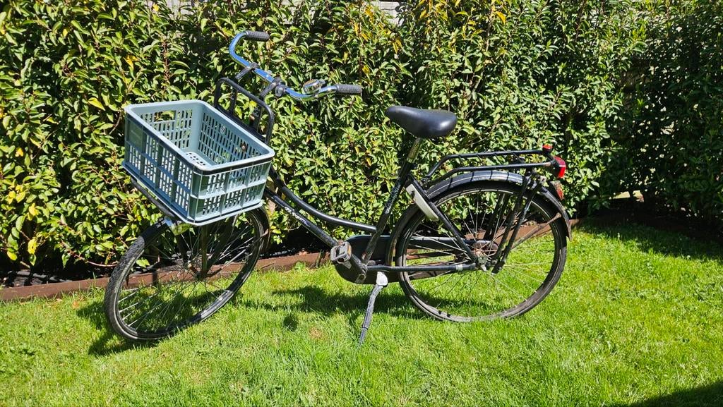 Opknapper: 26 inch kinderfiets met mandje, Fietsen en Brommers, Fietsen | Kinderfietsjes, Ophalen, Gebruikt, 20 inch of meer