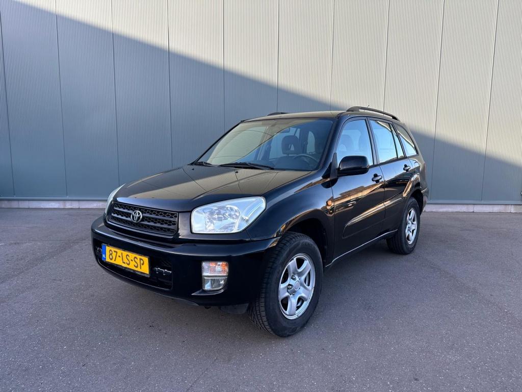 Toyota RAV4 1.8-16V VVT-i Luna AIRCO ! (bj 2003), Auto's, Voorwielaandrijving, 4 cilinders, Zwart, Bedrijf