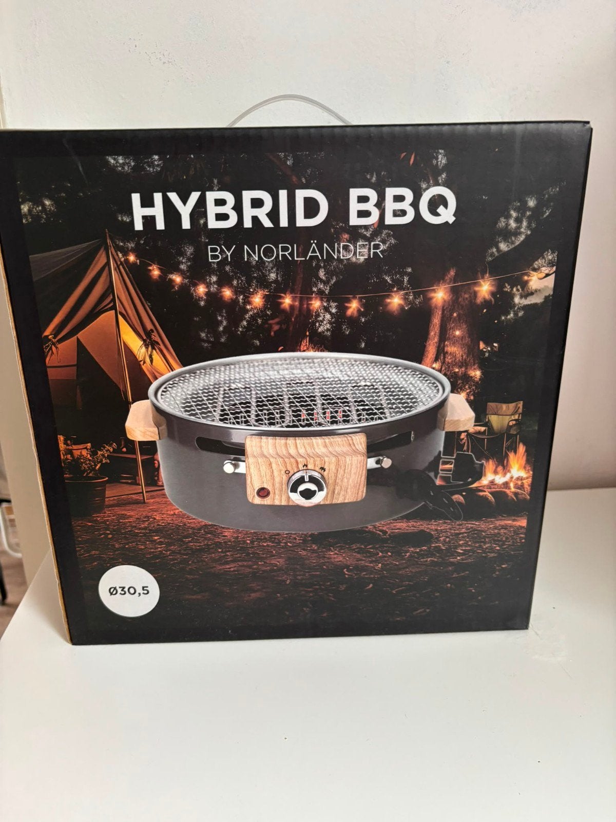 Nieuwe Norländer Hybride BBQ - Elektrisch en Houtskool, Ophalen of Verzenden, Nieuw, Norländer