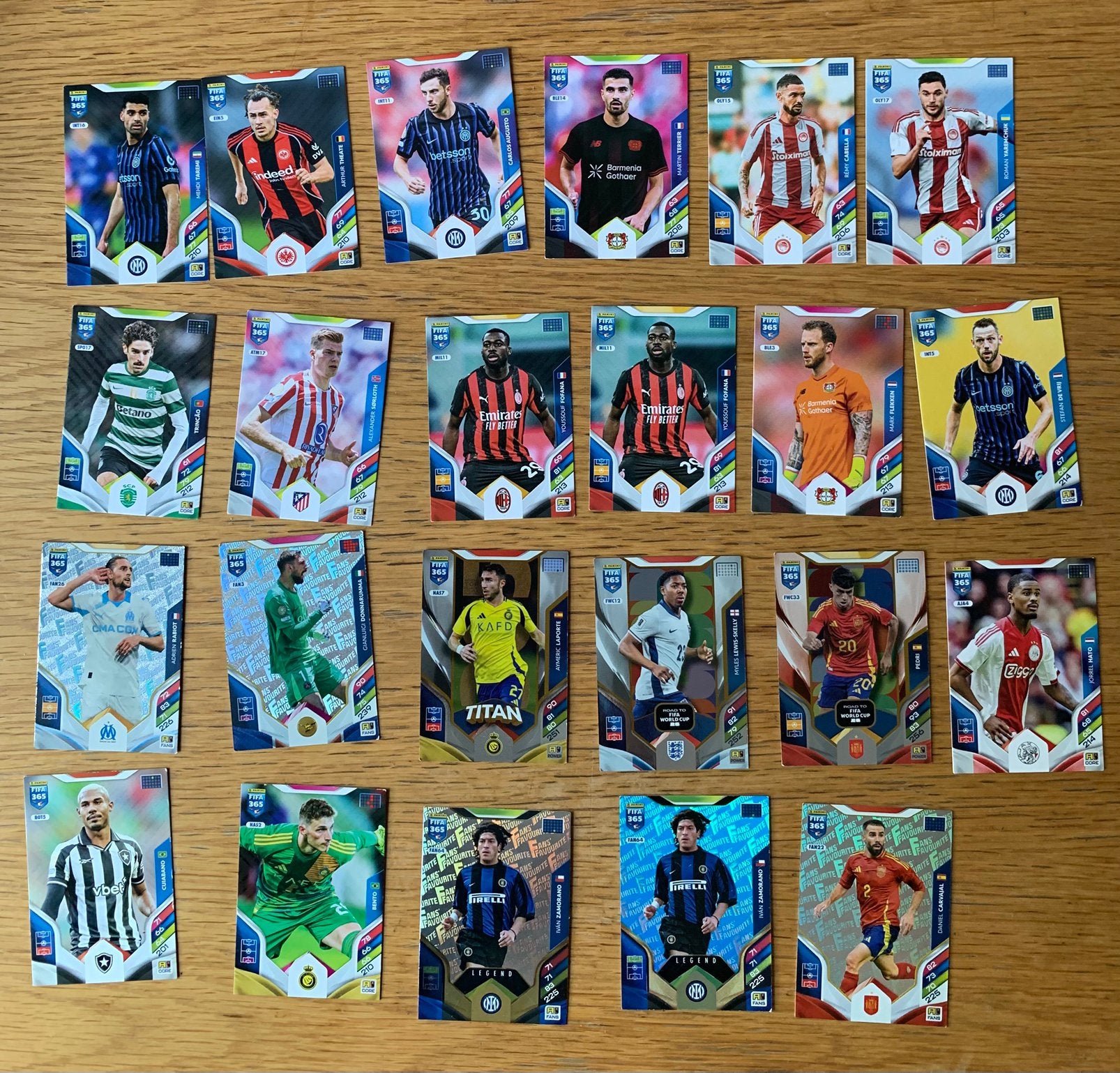 Panini adrenalyn XL fifa 365 2026, Ophalen of Verzenden, Zo goed als nieuw, Meerdere plaatjes