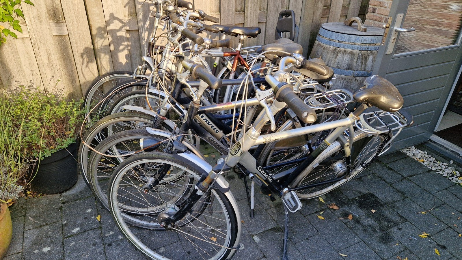 Partij (7x) fietsen Gazelle / Batavus / Giant, Ophalen of Verzenden, Gebruikt, Gazelle