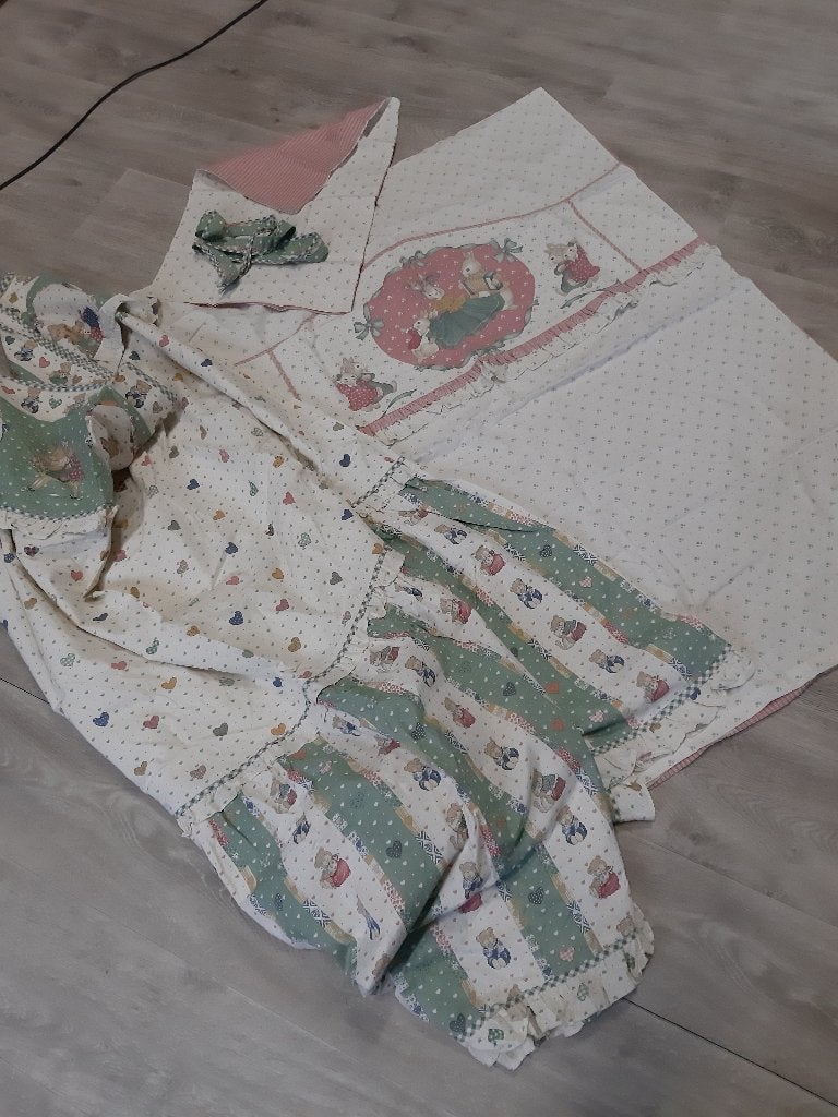 Set kinder beddengoed: hemel dekbedovertrek sloop, Overige kleuren, Jongetje of Meisje, Overige typen, Ophalen of Verzenden