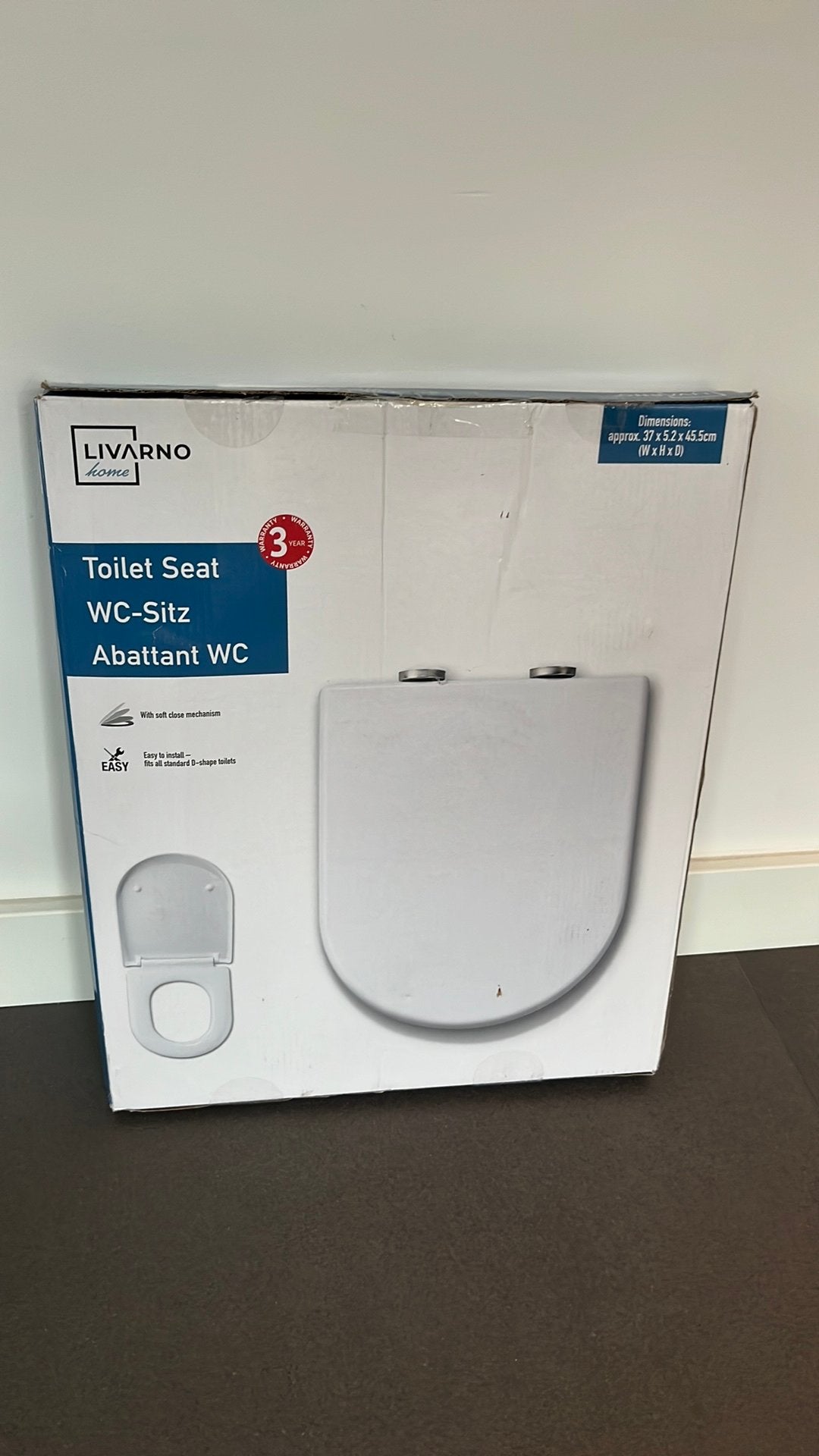 Nieuw in doos witte wc bril, Ophalen, Nieuw, Wit, Toilet-accessoire