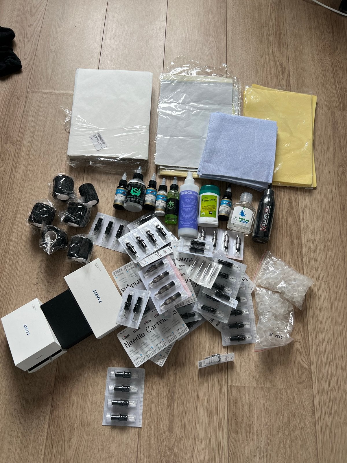 Complete Tattoo Starterset | 3x Mast Tattoo Pen | Cartridges, Ophalen of Verzenden, Zo goed als nieuw, Overige typen
