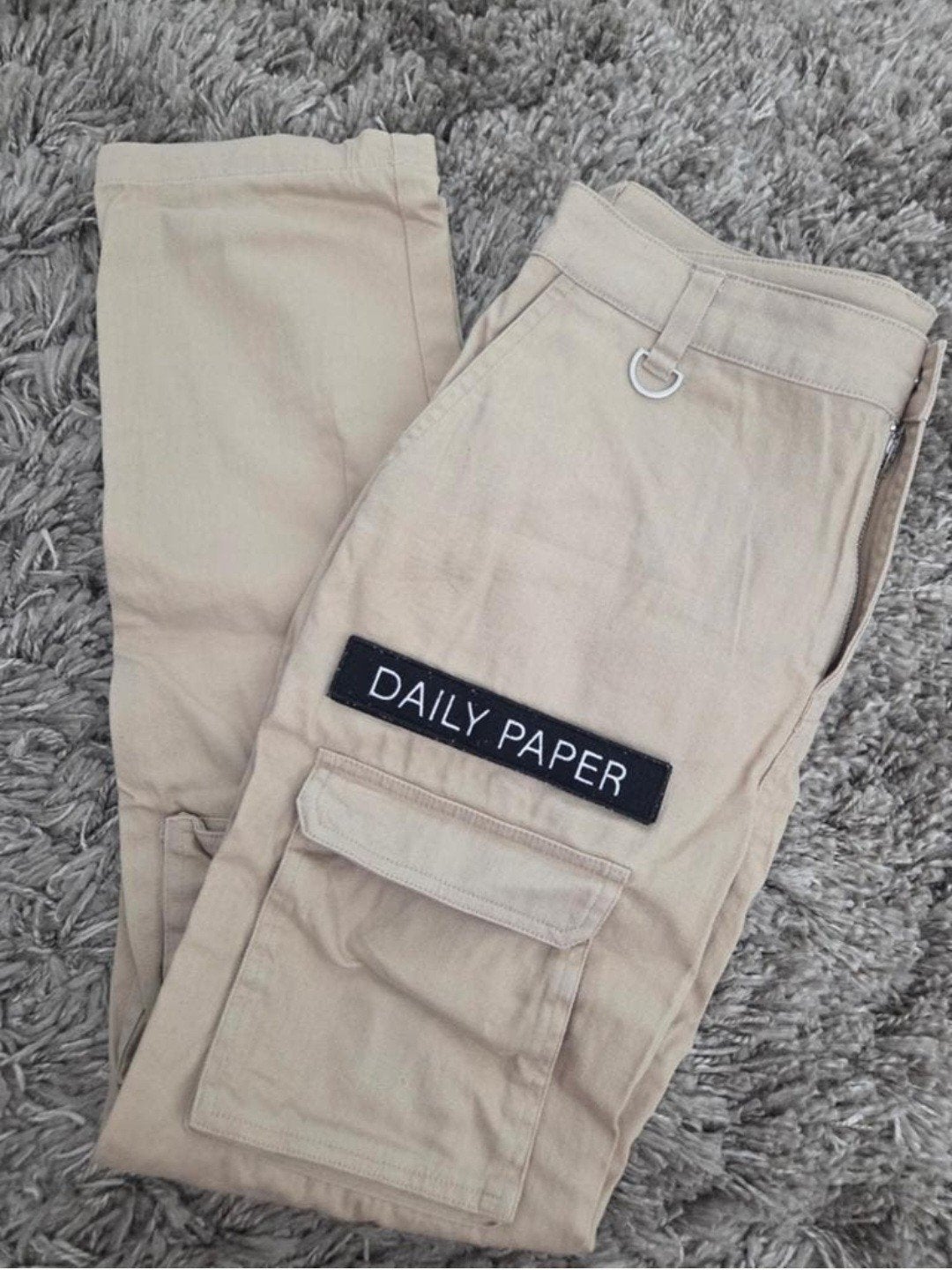 Daily Paper cargobroek broek beige, Ophalen of Verzenden, Zo goed als nieuw, Beige