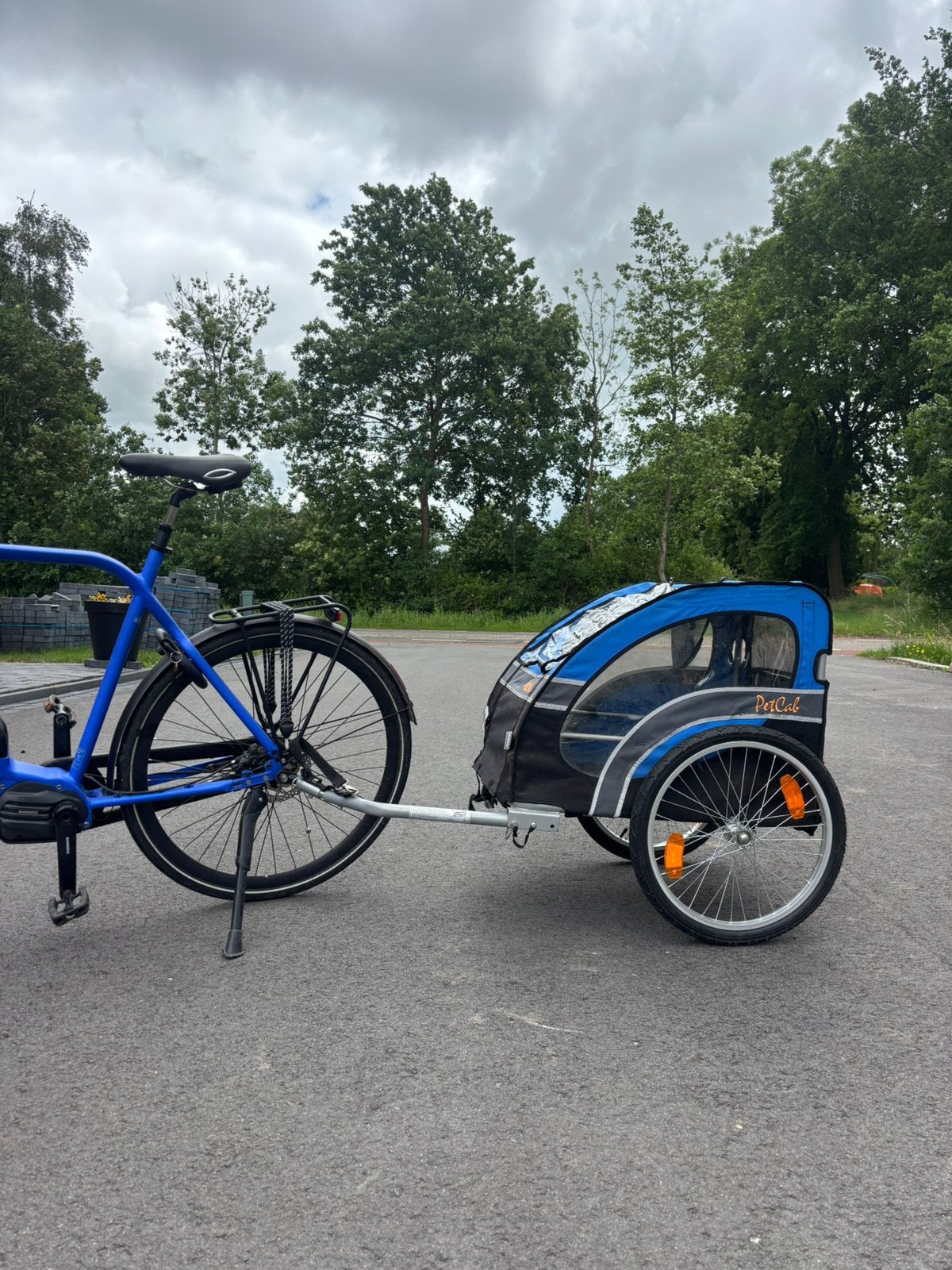 Hondenfietskar, Fietsen en Brommers, Ophalen, Zo goed als nieuw, Hondenkar