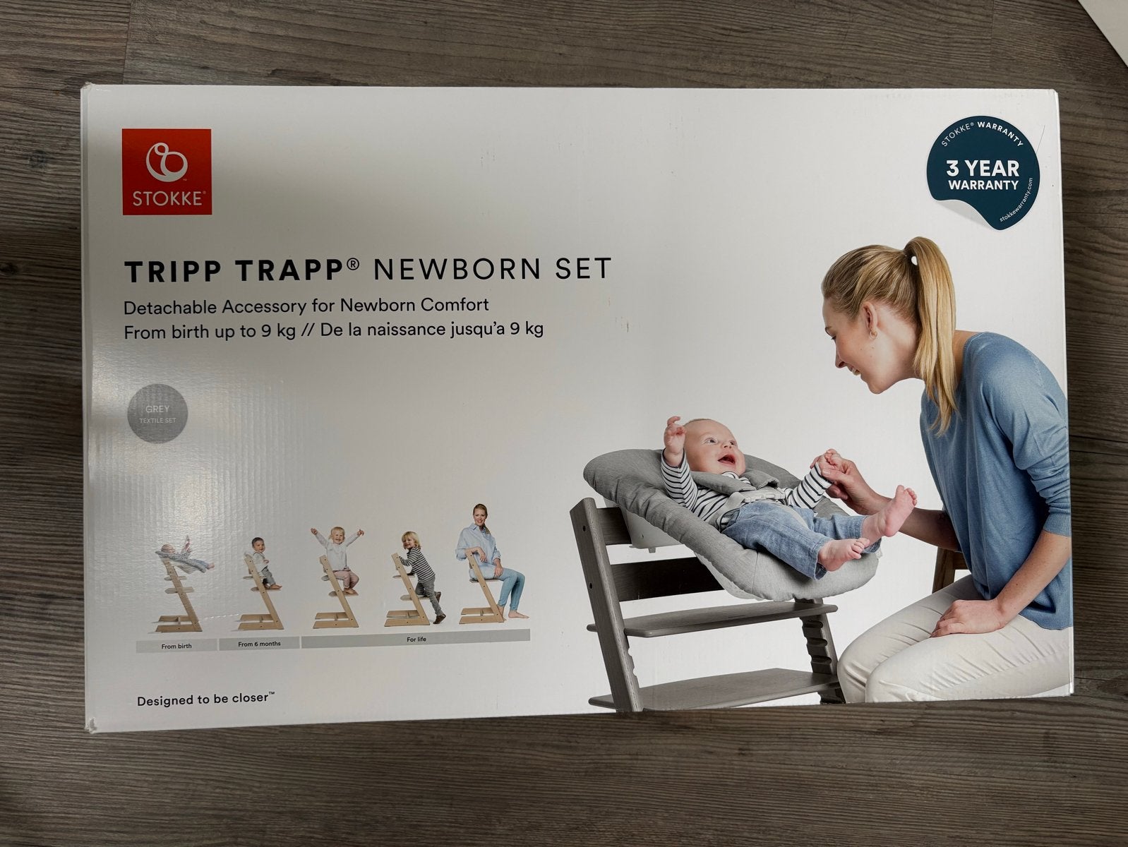 Stokke Newborn Set met extra hoes, Ophalen of Verzenden, Zo goed als nieuw, Meegroeistoel, Gordel(s)