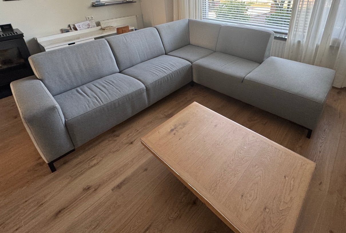 Gratis Hoekbank - 240x260 cm, Ophalen, Gebruikt, Stof