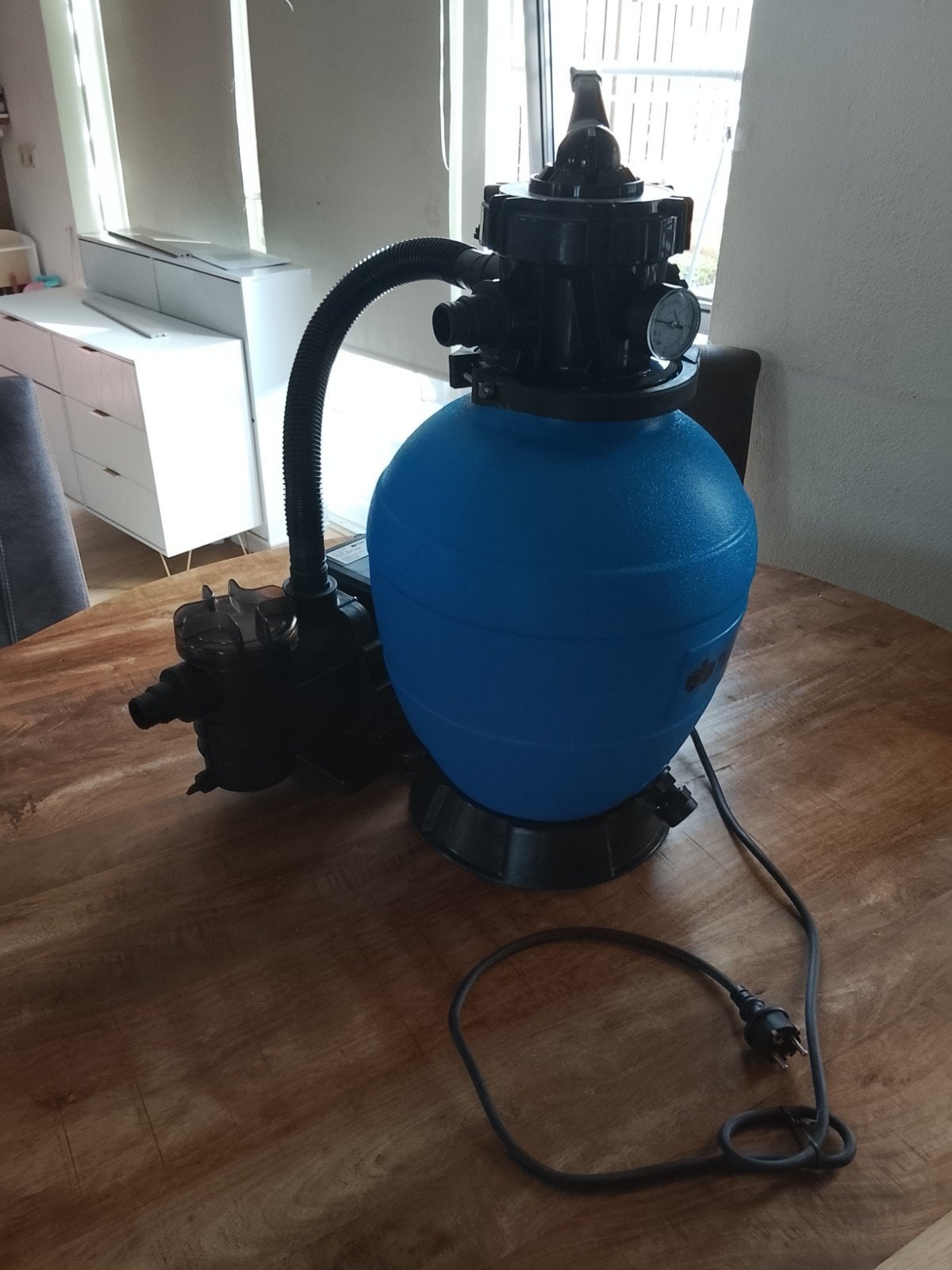 Tillvex Zandfilterpomp 13500L/H - Zo goed als nieuw, Tillvex, ., Ophalen of Verzenden, Zo goed als nieuw