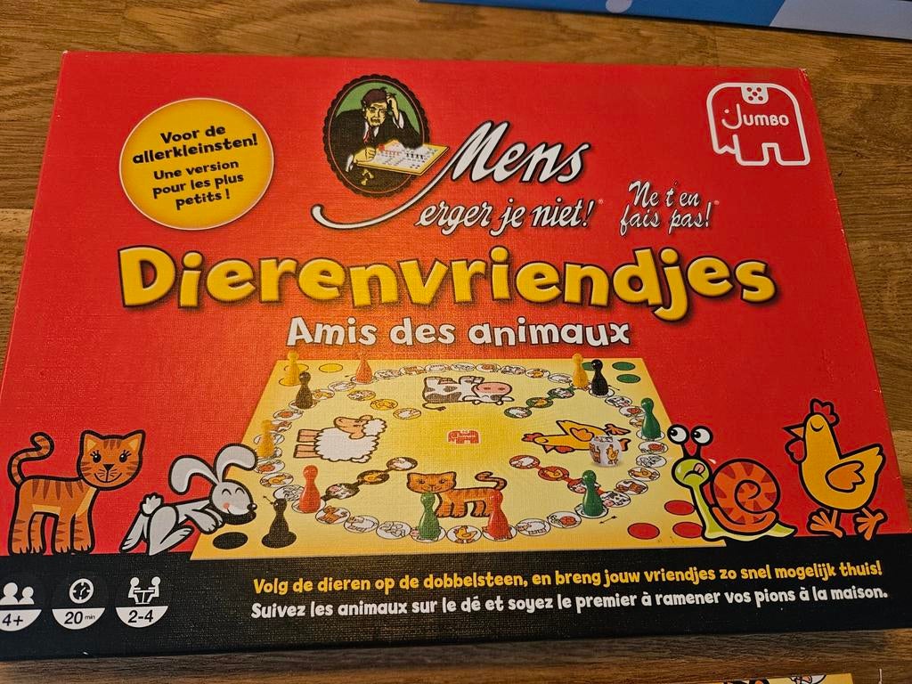 Dierenvriendjes bordspel van Jumbo, Hobby en Vrije tijd, Gezelschapsspellen | Bordspellen, Een of twee spelers, Ophalen of Verzenden
