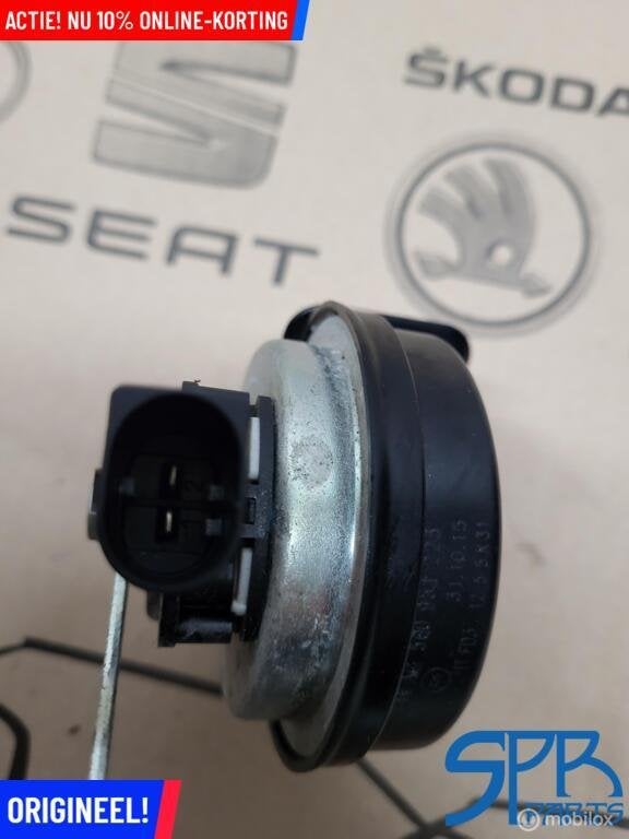 VW GOLF 7 VII Claxon TOETER MET HOUDER STEUN LINKS 5Q0951223, Volkswagen, Nieuw, Ophalen of Verzenden