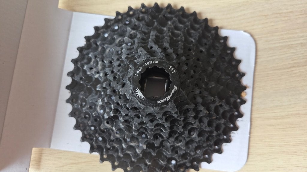 SUNRACE CSMS8 Cassette Black 11s/11-40t, Ophalen of Verzenden, Gebruikt, Racefiets