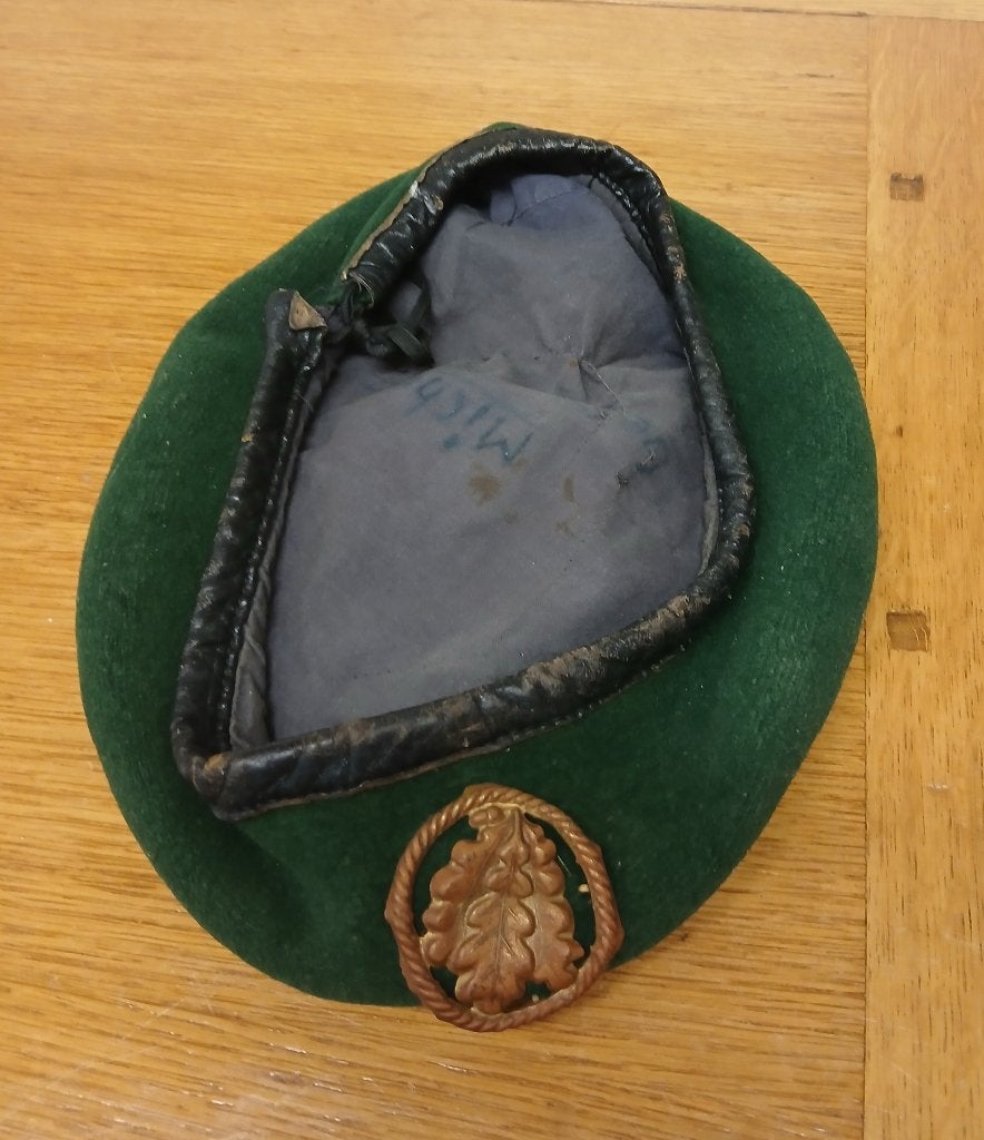Baret met embleem eikenblad - Bundeswehr -1956 of jonger -, Verzenden, Landmacht, Duitsland, Kleding of Schoenen