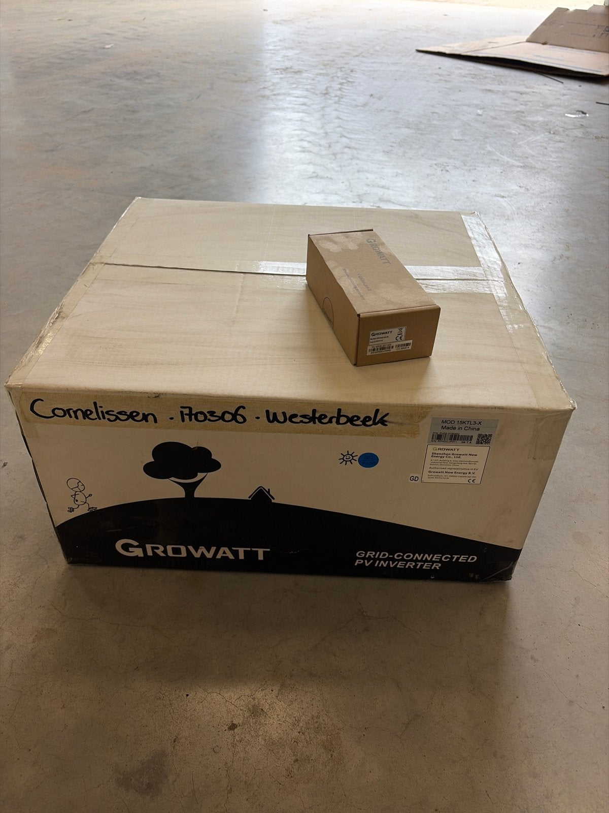 Growatt MOD 15KTL3-X PV Inverter met ShineLAN-X, Ophalen, Nieuw, Overige typen, 200 wattpiek of meer