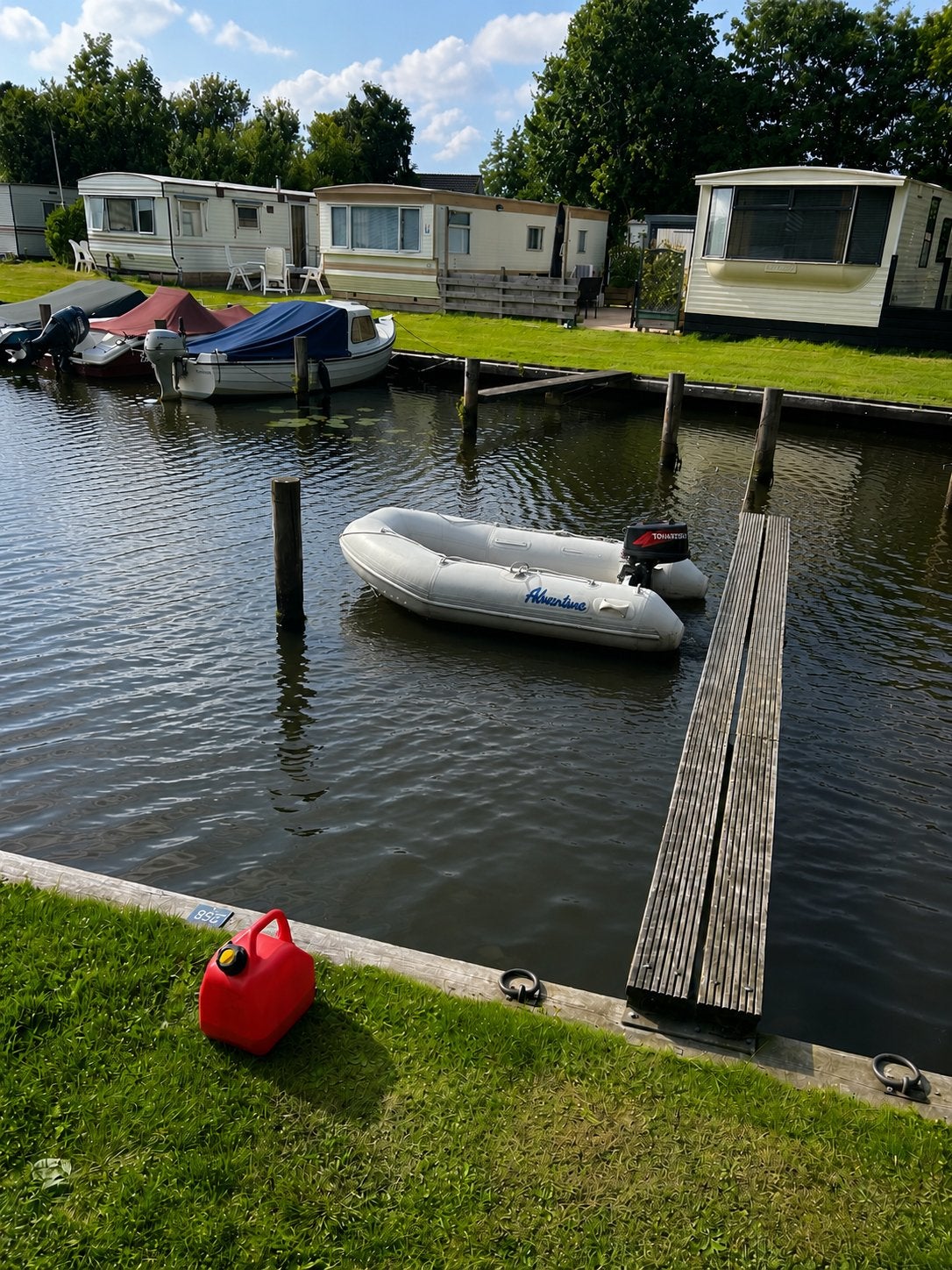 Rubberboot Rib Adventure met Tohatsu 5 pk buitenboordmotor, Watersport en Boten, Overige merken, Ophalen of Verzenden, Overige materialen