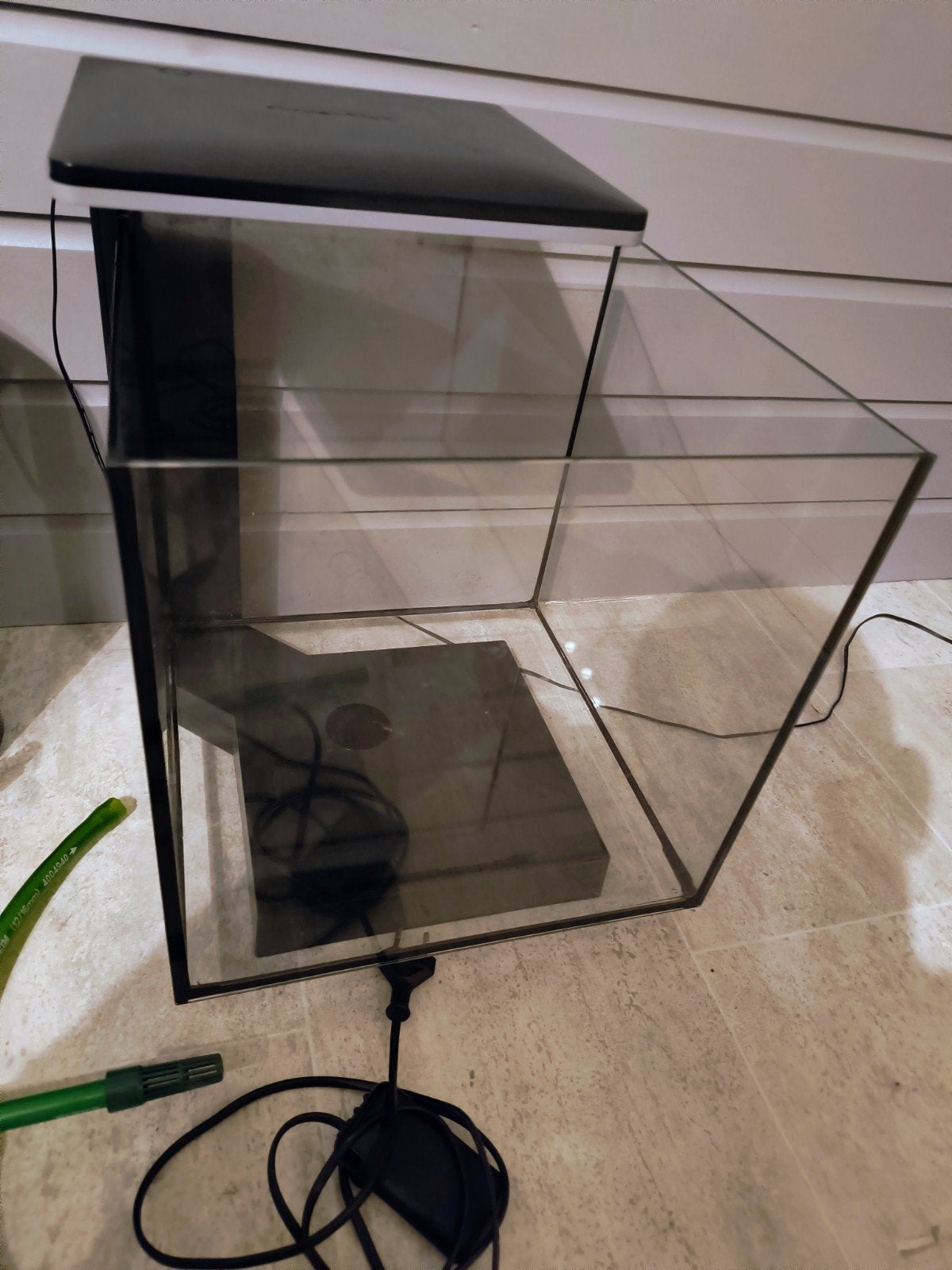 Superfish Qubic pro 30 aquarium+eheim filter, Ophalen, Gebruikt, Leeg aquarium, Superfish