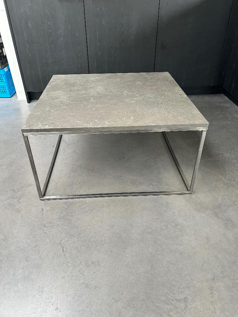 Salontafel, Huis en Inrichting, Ophalen, 50 tot 100 cm, Overige materialen, Vierkant