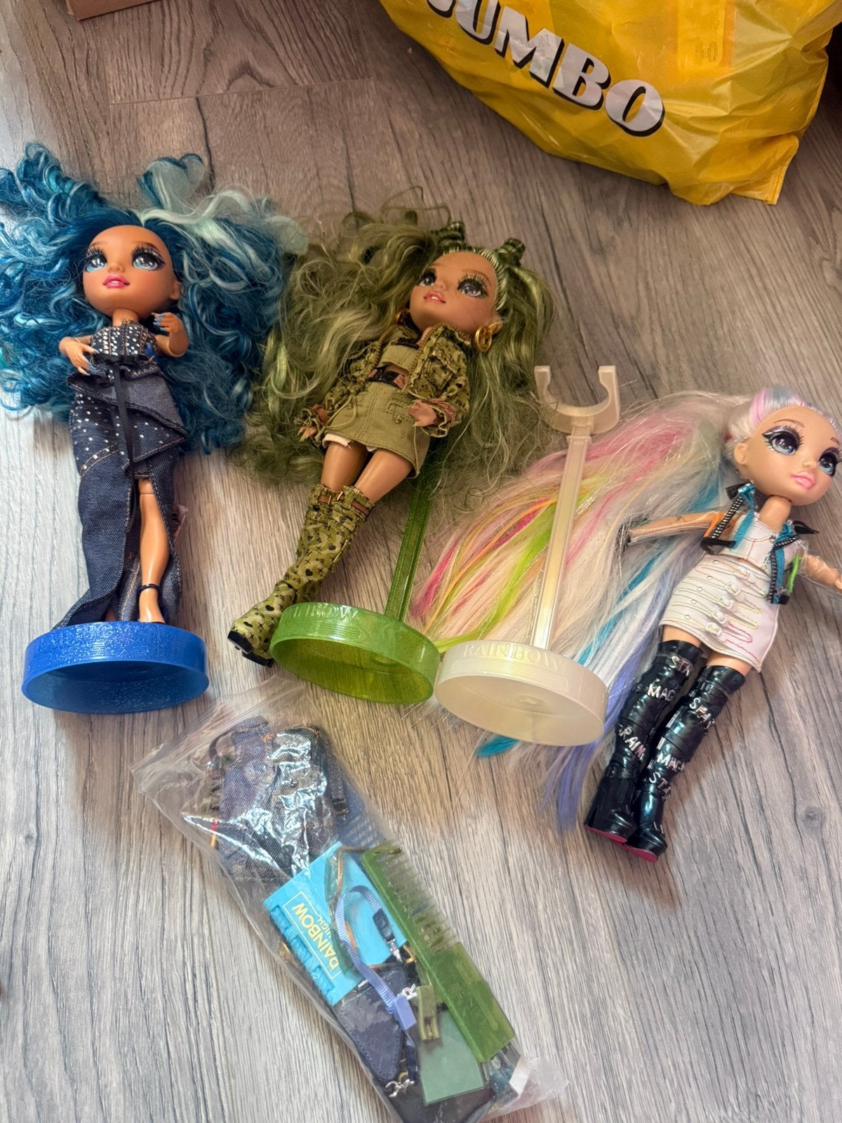 Rainbow High Poppen Collectie: 8 Poppen + Accessoires, Ophalen of Verzenden, Gebruikt, Overige typen