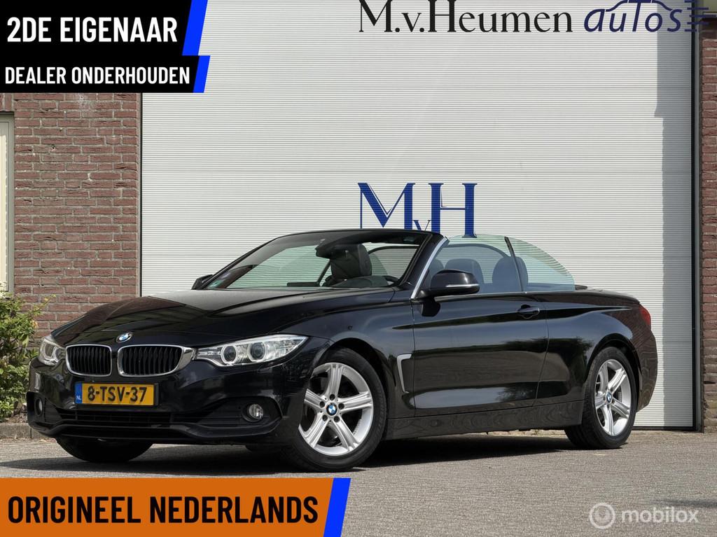 BMW 4-serie Cabrio 428i High Executive ORG NED 2DE EIG, 745 kg, Gebruikt, Cabriolet, 4 stoelen