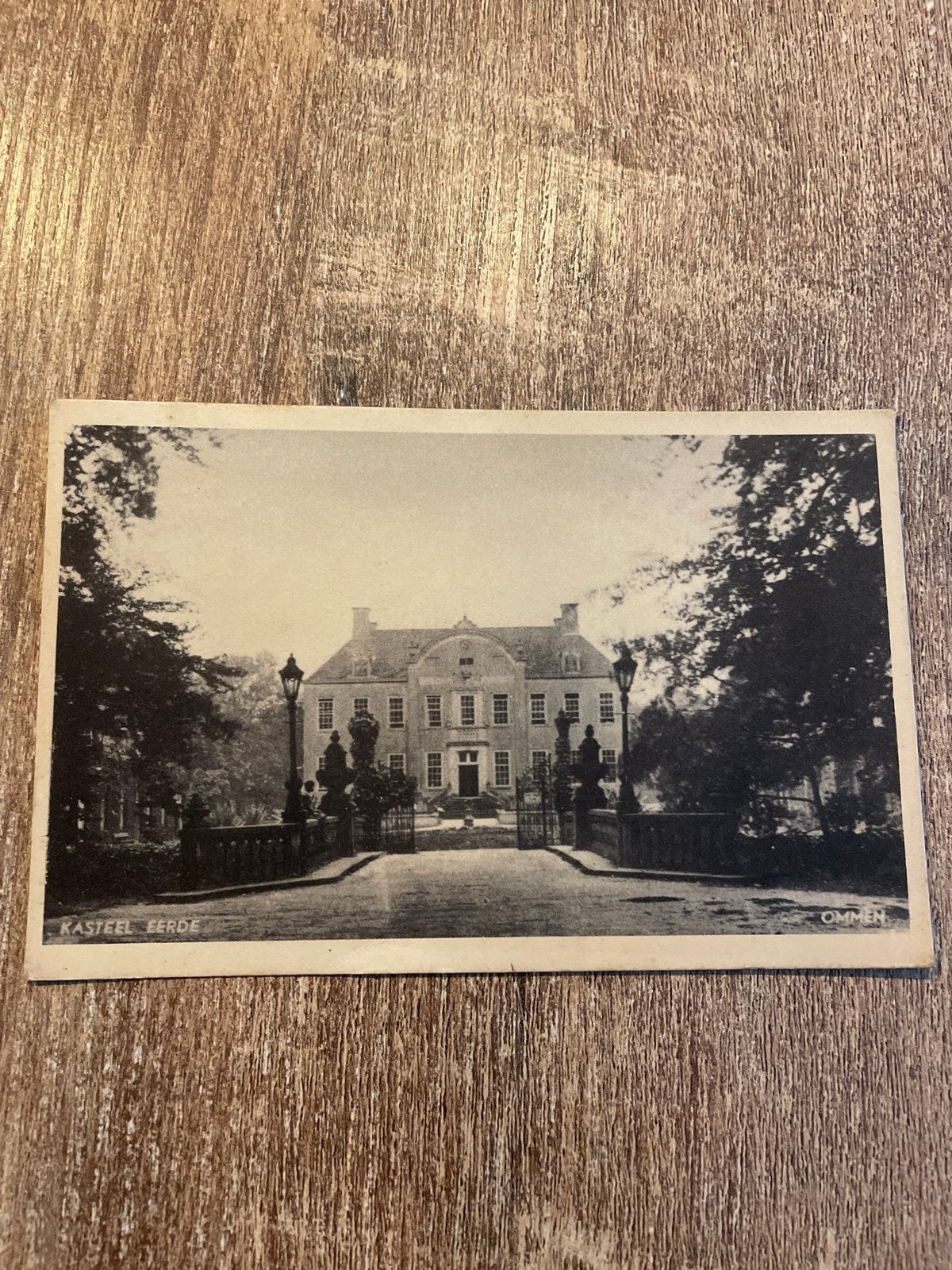 Oude ansichtkaart Kasteel Eerde, Ommen (Gelderland), Verzamelen, Ophalen of Verzenden, Gelopen, Gelderland