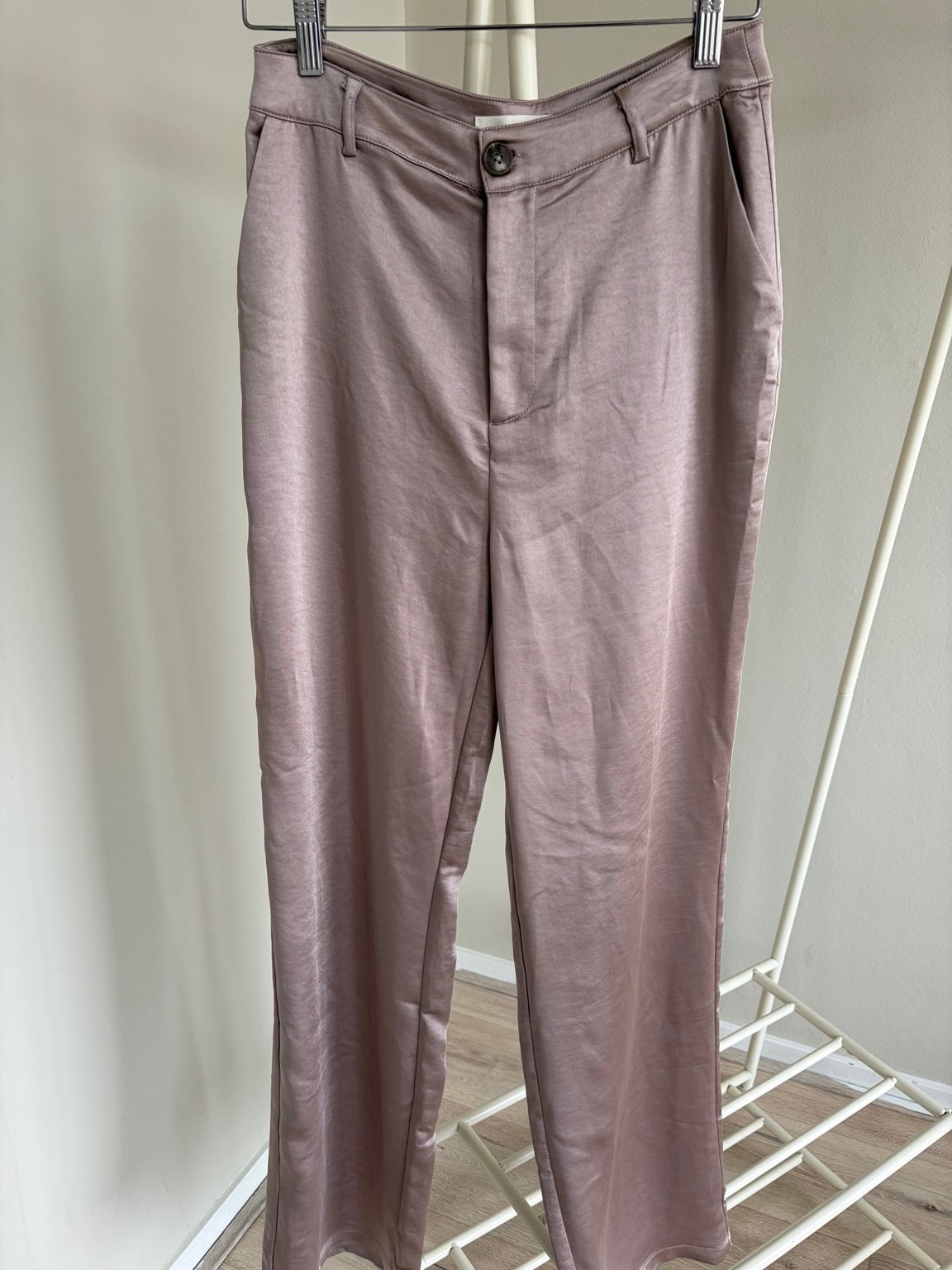 My Jewellery satijnen broek maat S, Paars, Ophalen of Verzenden, Zo goed als nieuw, Maat 36 (S)
