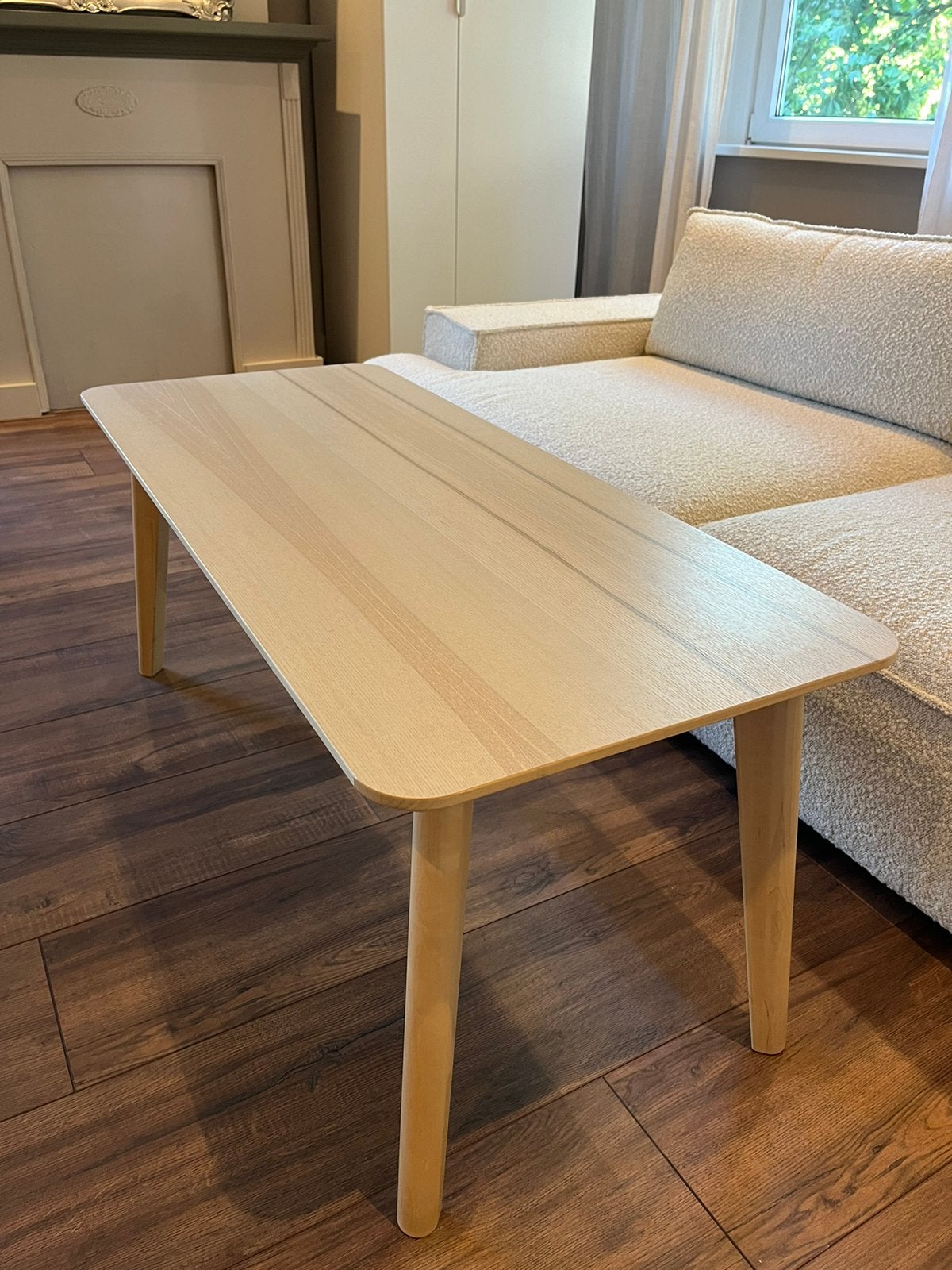 IKEA LISABO Salontafel coffee table, Ophalen, 100 tot 150 cm, 50 tot 100 cm, Zo goed als nieuw
