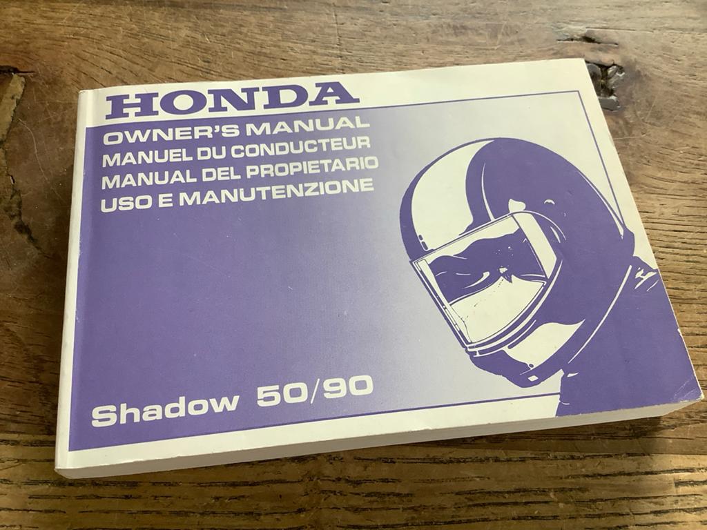 Honda Shadow 50/90 Owners Manual - Gebruikershandleiding, Verzenden, Nieuw
