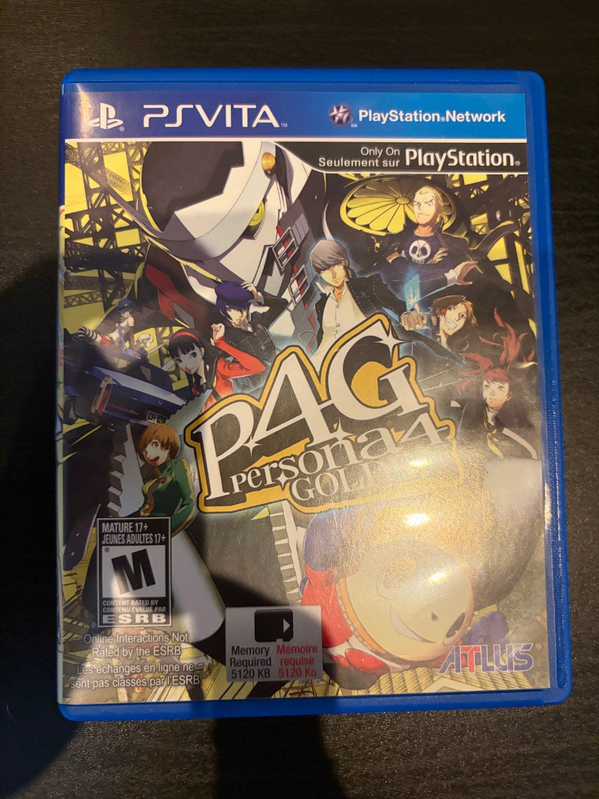 Persona 4 Golden PS Vita (US), Online, 1 speler, Ophalen of Verzenden, Zo goed als nieuw