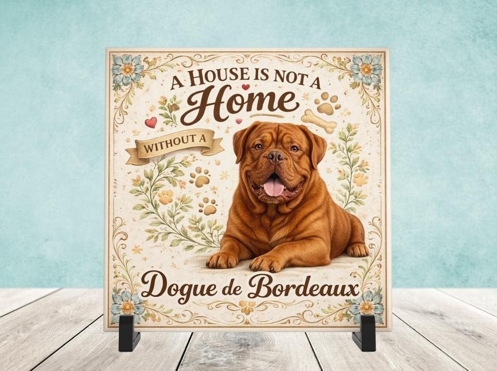 A House is not a Home Without a Dogue de Bordeaux - Tegel, Verzenden, Nieuw