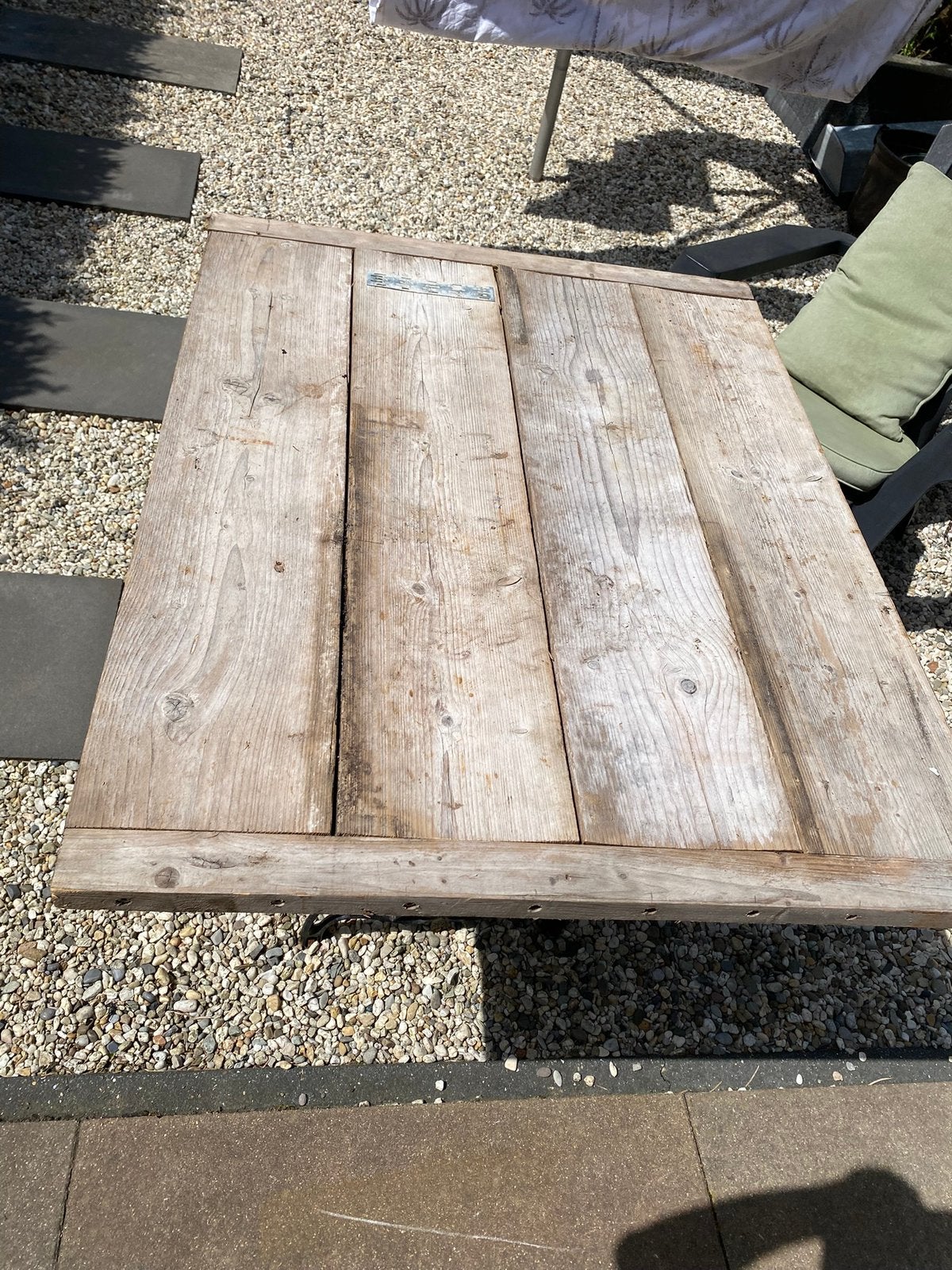 Steigerhout, Gebruikt, 25 tot 50 mm, Ophalen of Verzenden, Plank