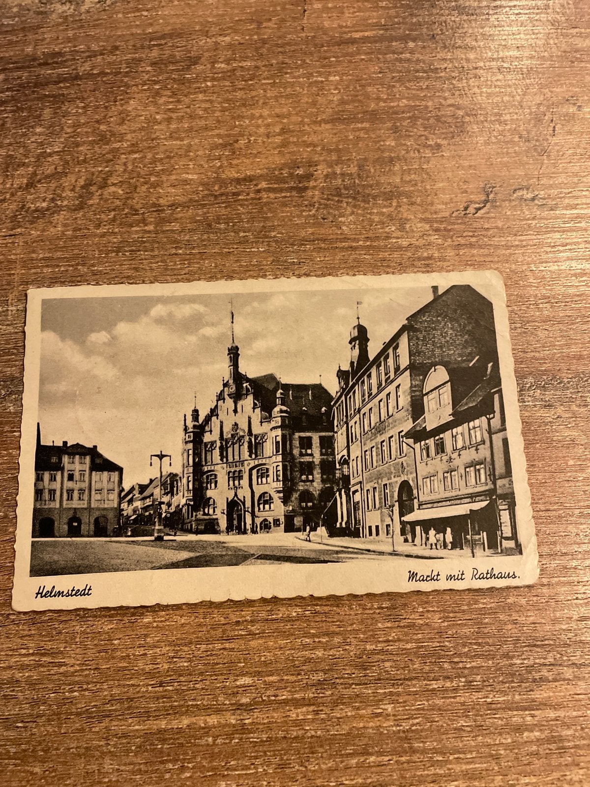 Oude Ansichtkaart Helmstedt - Markt mit Rathaus (1920-1940), Verzamelen, Ophalen of Verzenden, 1920 tot 1940, Gelopen, Duitsland