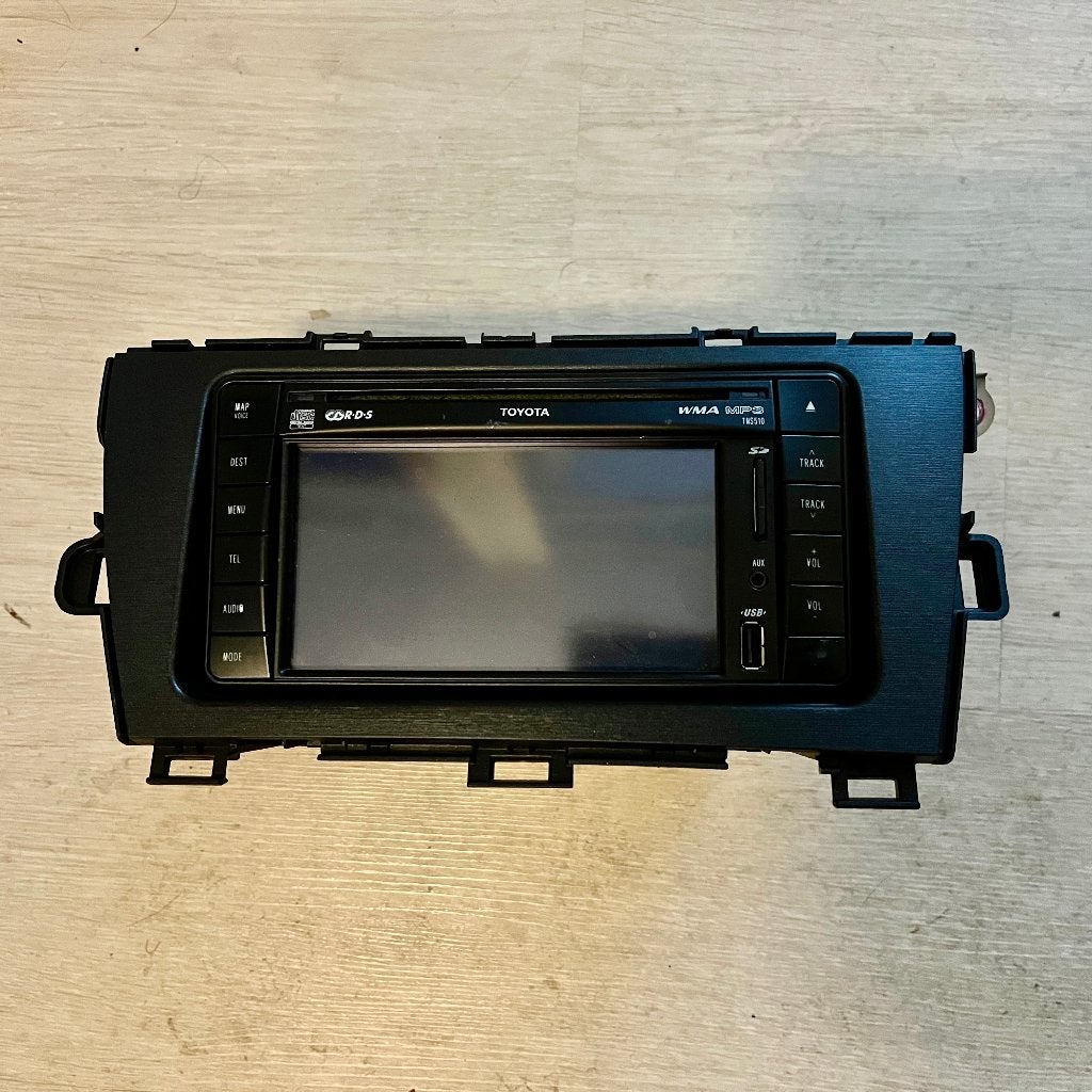 Toyota autoradio met navigatie en CD-speler, Ophalen, Gebruikt
