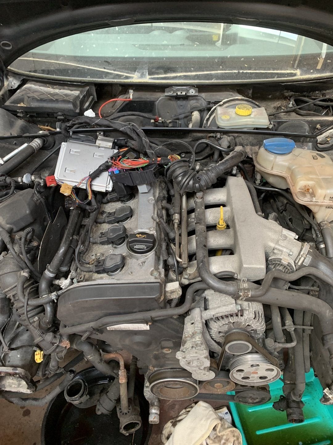 motor audi A4 cabrio 1.8 turbo BFB 120 kw 2001 tot 2008 246d, Auto-onderdelen, Gebruikt, -, -, -