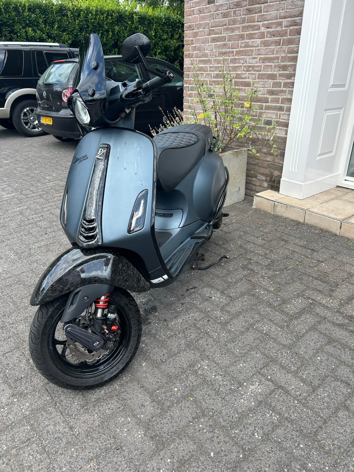 Vespa sprint 80cc 4v op 2v - Akrapovic - custom kleur, Ophalen, Gebruikt