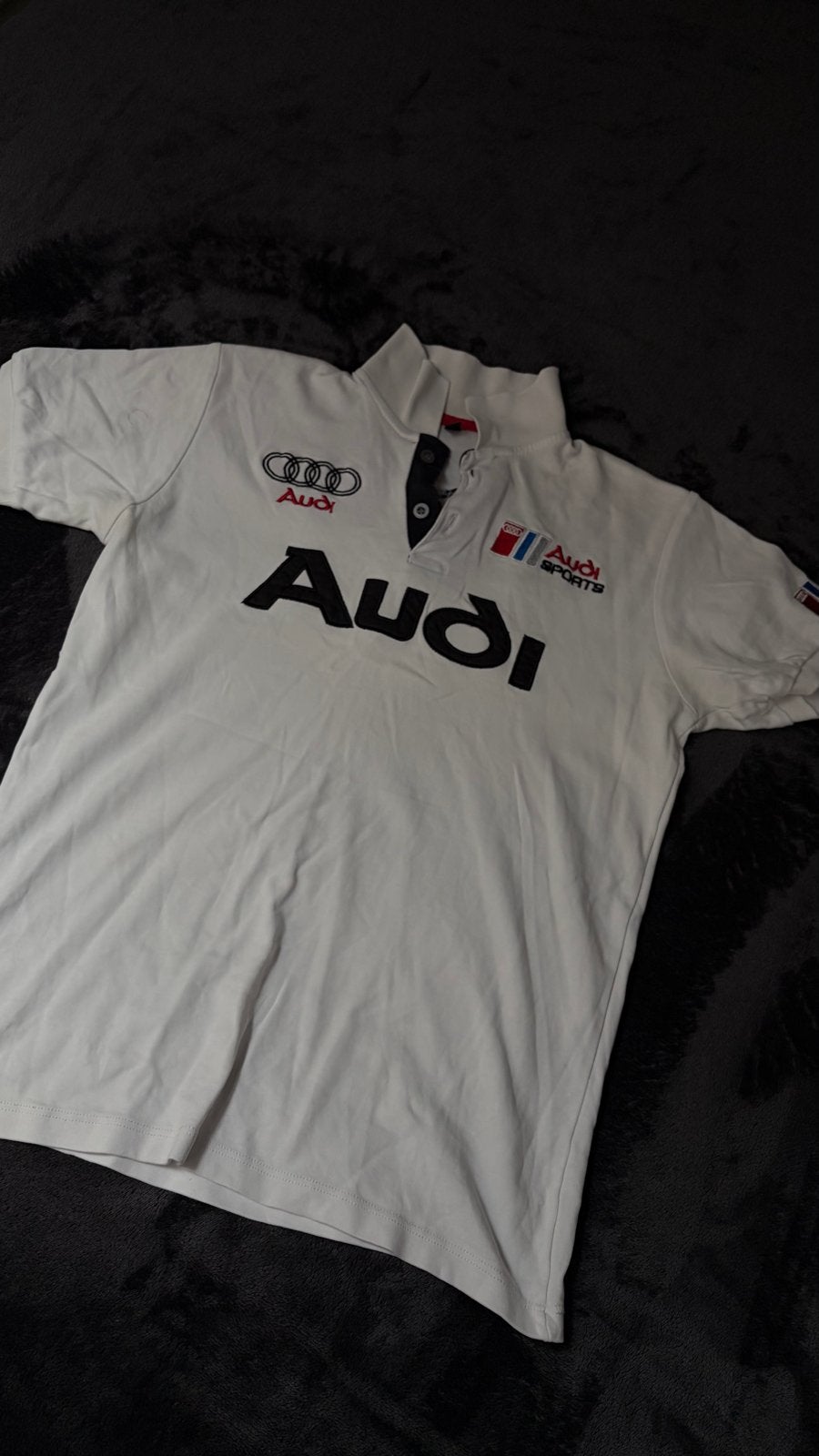 Sportieve Audi Sport Polo Maat S, Ophalen of Verzenden, Zo goed als nieuw, Maat 46 (S) of kleiner, Wit