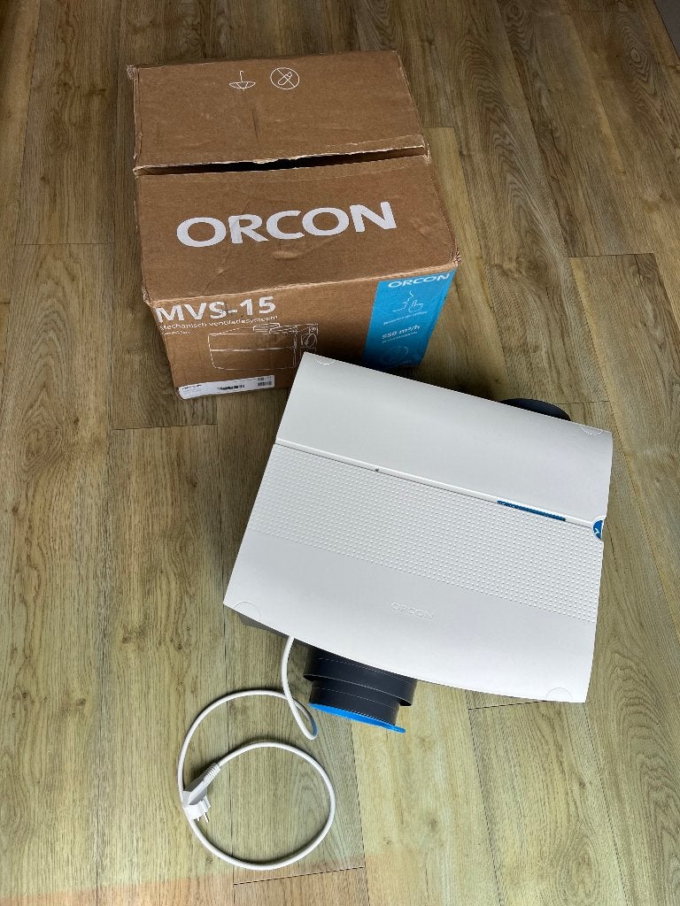 Orcon MVS 15RH CO2B - vochtsensor; afzuiger/ventilatiebox, Ophalen of Verzenden, Gebruikt, Afzuiger