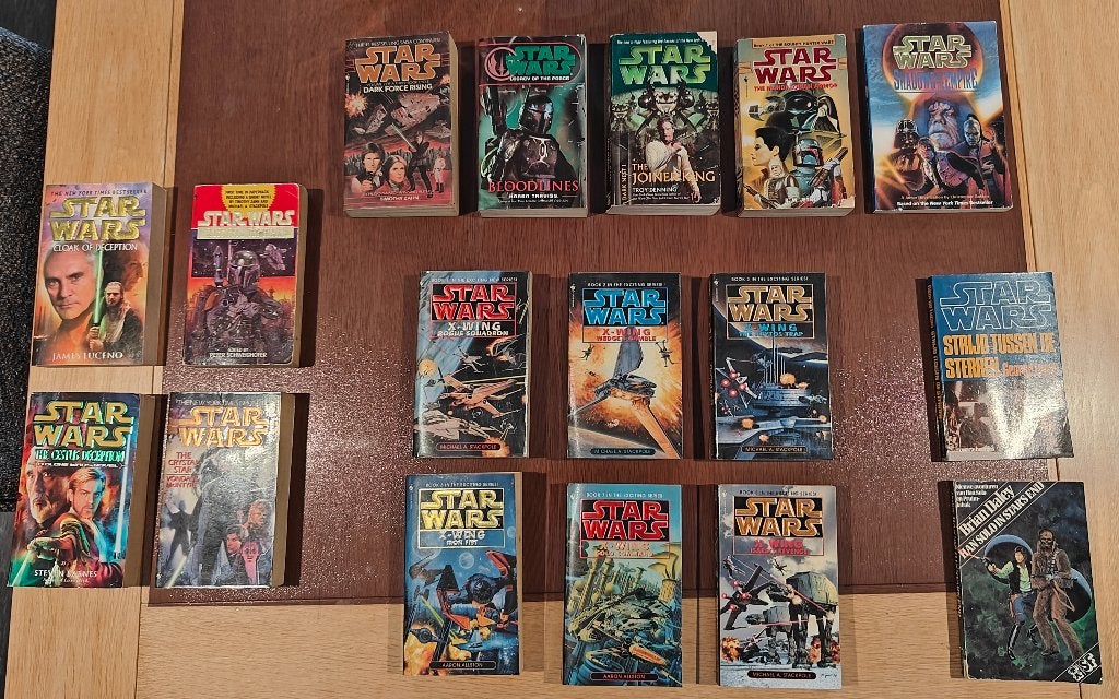 17 Star Wars Boeken Engels, Ophalen of Verzenden, Gelezen, Diverse Auteurs