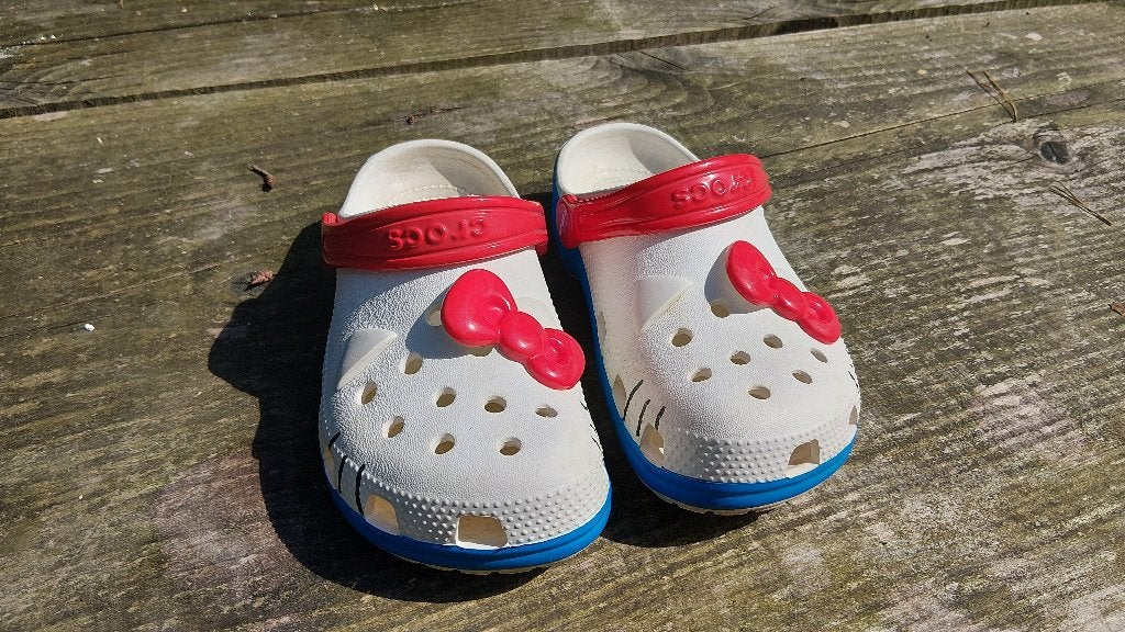 hello kitty crocs maat 30/31, Gebruikt, Crocs, Meisje, Overige typen