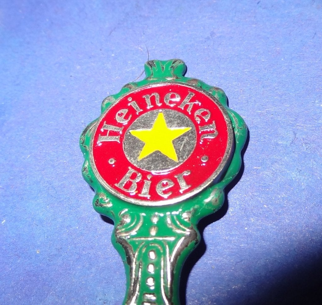 Heineken Koffie - Thee Lepel No 494, Verzamelen, Verzenden, Gebruikt, Overige typen, Heineken