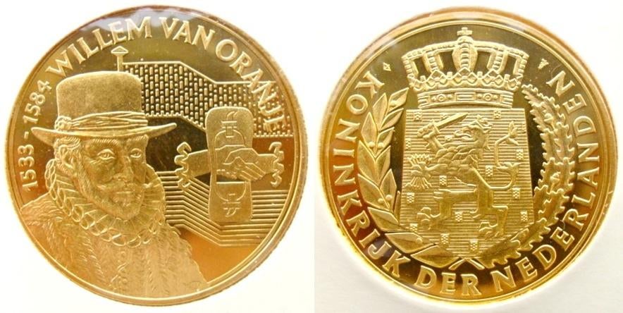 Penning Willem van Oranje, Verzenden, Overige materialen, Nederland