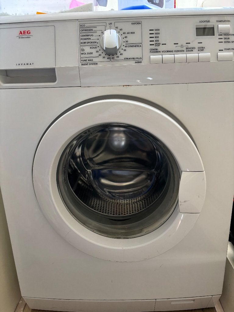AEG wasmachine 6KG, Refurbished, Ophalen of Verzenden, Voorlader, Energieklasse A of zuiniger
